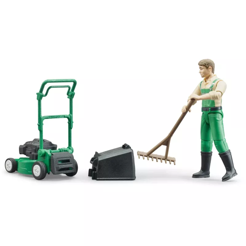 Speelgoedset BRUDER 62103 — meerkleurige ABS-figuren en accessoires, aanbevolen leeftijd 4+