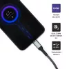 Qoltec kabel USB 2.0 Type-C naar USB 2.0 Type-C 100W QC 3.0 PD 1m zwart