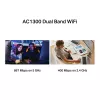 Mercusys MA30H AC1300 High Gain dualband wifi-USB-adapter, zwart