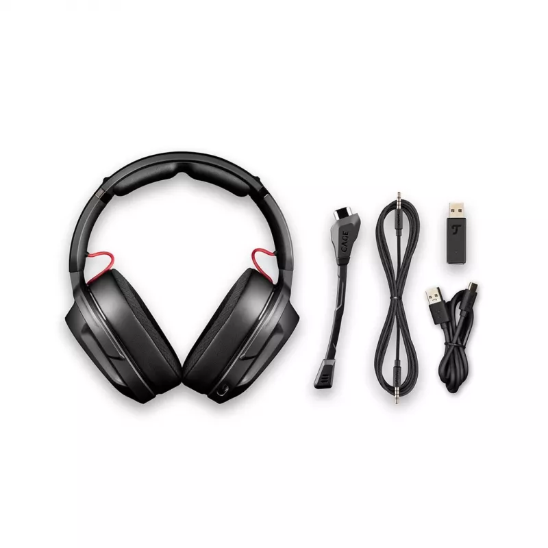 Teufel CAGE PRO headset draadloos hoofdband gaming USB Type-C Bluetooth zwart