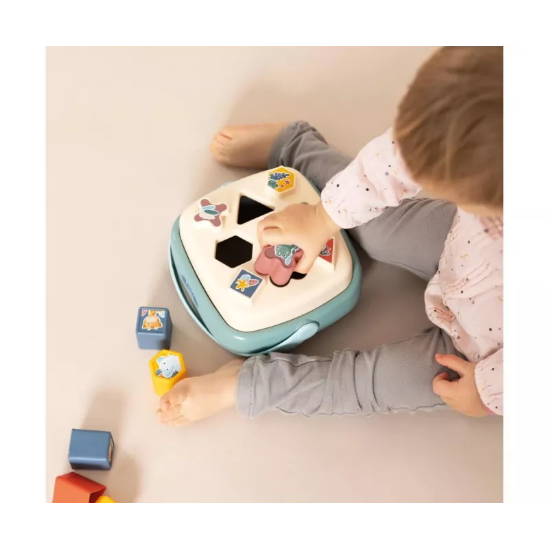 Vormensorteerbox SMOBY 7600140323 met kleurrijke vormen, educatief speelgoed voor peuters