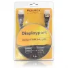 DisplayPort-kabel DeLOCK 82770 1 m zwart bruin