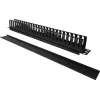 Kabelbox Alantec PK008 wandorganizer 1U zwart metaal/kunststof