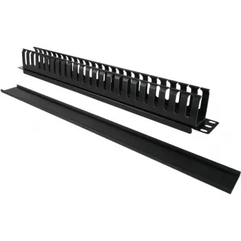 Kabelbox Alantec PK008 wandorganizer 1U zwart metaal/kunststof