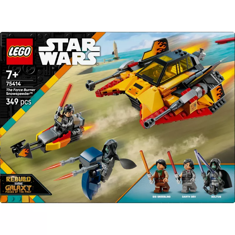 LEGO Star Wars Flame Speeder 75414 sneeuwscooterset – 349 onderdelen, 3 minifiguren, leeftijd 7+