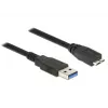USB-kabel DeLOCK 85073 USB 3.2 Gen 1 1,5 m USB A Micro-USB B zwart