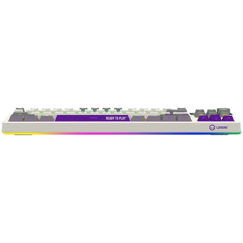 LORGAR KBP70TKLW, draadloos TKL mechanisch gaming-toetsenbord Pro, beige, EN-layout