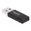 DeLOCK 60001 adapter USB A USB C zwart
