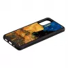Hoes iKins voor Samsung Galaxy S20 – zwart, Caféterrasse-design