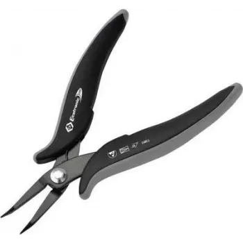 c.k tools T3892 ESD-pincet 45° gebogen 152 mm – antistatische precisiepincet