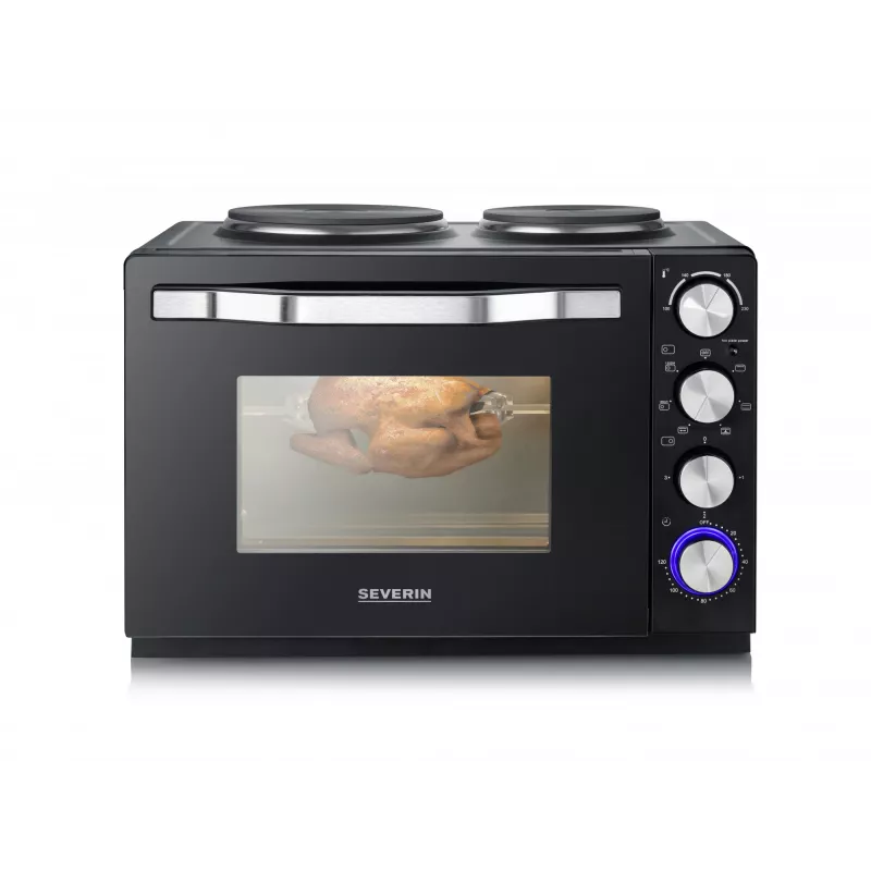 Toaster-oven Severin TO 2074 30L 2500W zwart grill