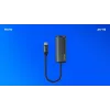 SAVIO-adapter USB-C 3.1 Gen.1 (M) naar RJ-45 Gigabit Ethernet (F), 1000 Mbps, AK-56, grijs