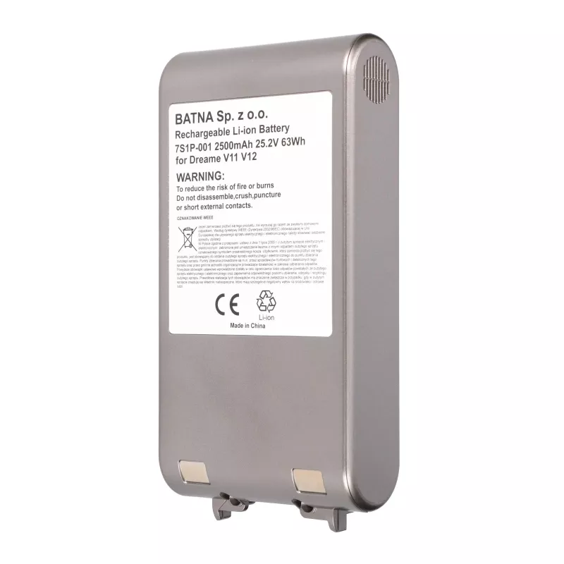 Vervangende accu Extralink voor Dreame V11 V12 V11SE V12Pro 2500mAh Li-Ion