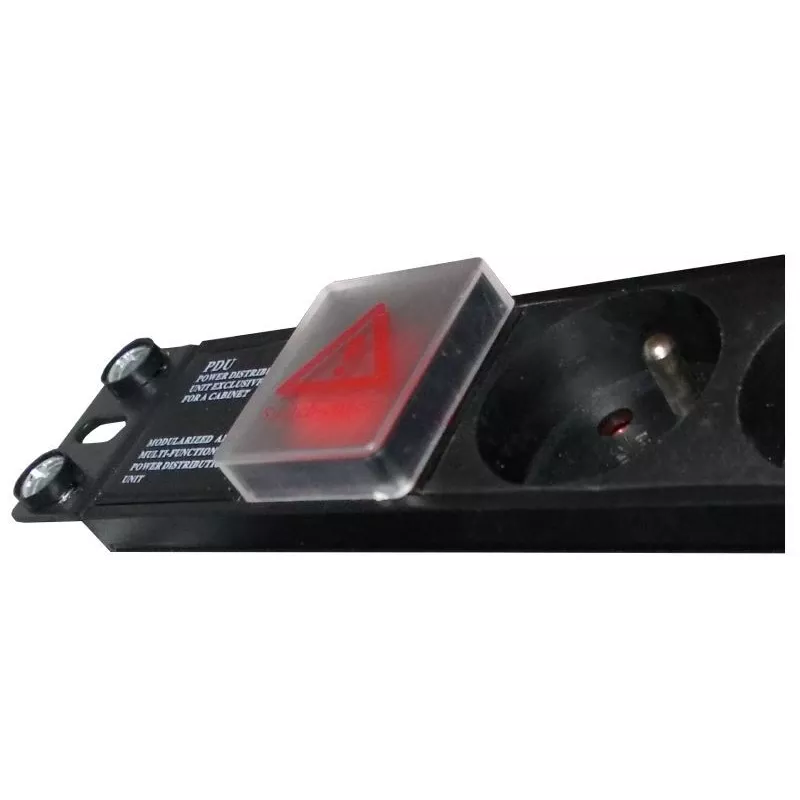Alantec PZ071U stekkerblok 1,8 m 7 AC-stopcontacten indoor zwart