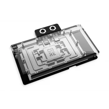 Backplate Alphacool 10269 acryl aluminium chroom koper nylon zwart 155,5x235,9x34mm