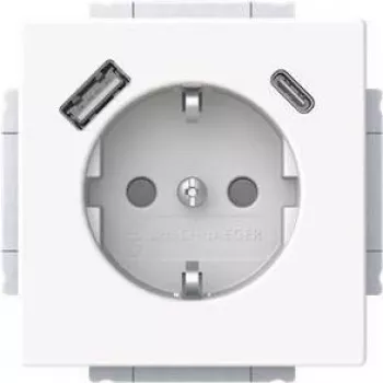 BJ 20 EUCB2USBAC-84 SCHUKO-/USB-A+C stopcontact (2CKA002011A6306)