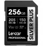 Flashgeheugen Lexar 256 GB UHS-I SDXC SilverP