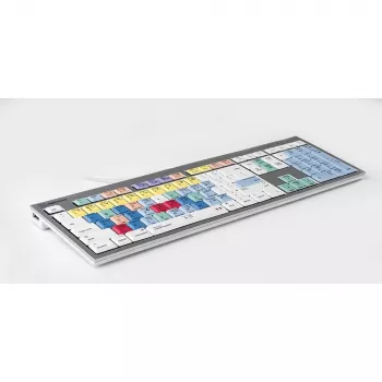 Toetsenbord Logickeyboard ALBA Universal USB AZERTY Frans zilver