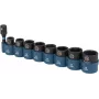 Makita E-16639 - dopsleutelset voor slagschroevendraaier 3/8 inch 8-delig | incl. adapter 1/4 inch (E-16639)