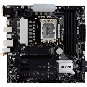 Moederbord Biostar B760MX2-E Pro D4 - B760 - Socket 1700 - Micro ATX