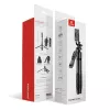 Statief-selfiestick Crong CRGSGU1BLK aluminium Bluetooth met opvouwbare poten en telefoonhouder