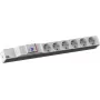 Power distribution unit Bachmann 333.4065 met 1 schakelaar, 6x Type E stopcontacten, 2,0 m kabel