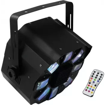 Verlichtingsarmatuur EUROLITE Flower Effect Light FE-700 LED 7 kleuren, compact podium-/disco-effect