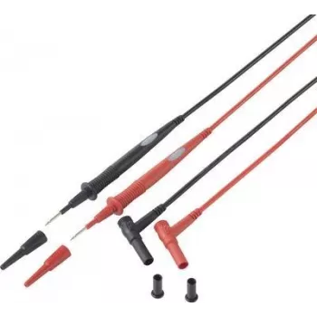 VOLTCRAFT veiligheidsmeetsnoer 1,00 m zwart, rood MS-7 (VC-10982495)