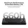 Mechanisch toetsenbord Keychron V1 Ultra 8K — 75% QWERTY, Bluetooth, bekabeld, RGB, zwart