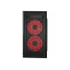 GEMBIRD CCC-FORNAX-950R gaming-design pc-kast 3 x 12 cm ventilatoren rood