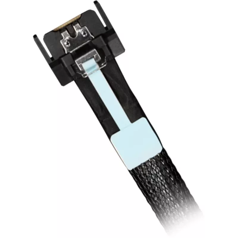 ICY DOCK MB414L-B MCIO 4i SFF-TA-1016 naar MCIO 4i SFF-TA-1016 kabel, 0,5 m