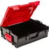 L-BOXX FLB 136, leer, gereedschapskoffer rood/zwart