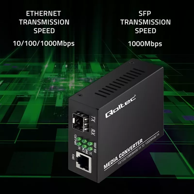 Mediaconverter SWITCH Ethernet 1x RJ45 1x SFP