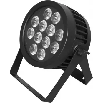 LED PAR-armatuur EUROLITE 12x9W IP-gecertificeerd — 12 LED's × 9W, IP-beschermde behuizing, washlight voor podium en evenementen