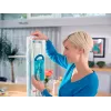 Leifheit 55092 Mop Microvezel 8000 ml Droog&Nat Microvezel blauw, grijs