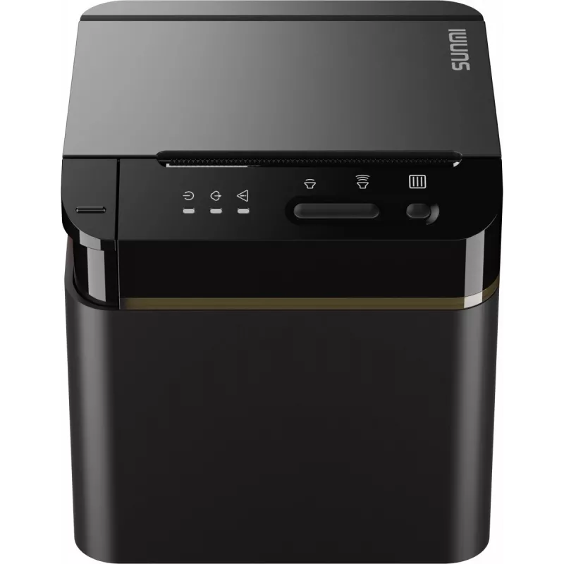 SUNMI C04020020 bonprinter 80 mm Kitchen Cloud Printer, thermisch, met snijmes, USB-C, Bluetooth, Ethernet, Wi-Fi, zwart