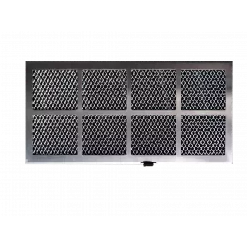 Respekta actiefkoolfilterset MIZ 7800 — 2 stuks, zilver/zwart