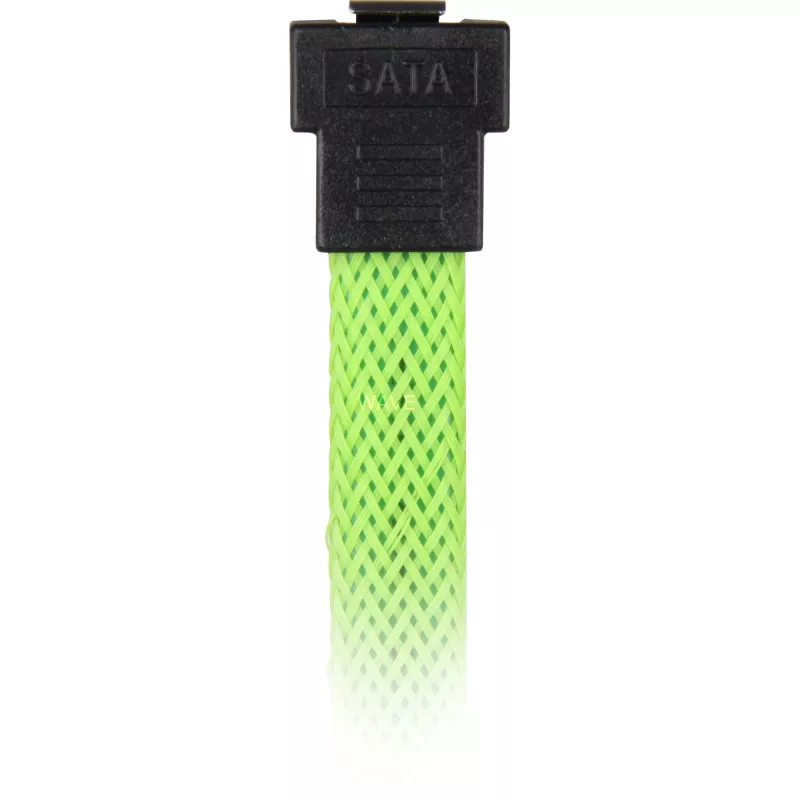 SATA-kabel Sharkoon SATA 3 0,45 m 7-pins zwart groen