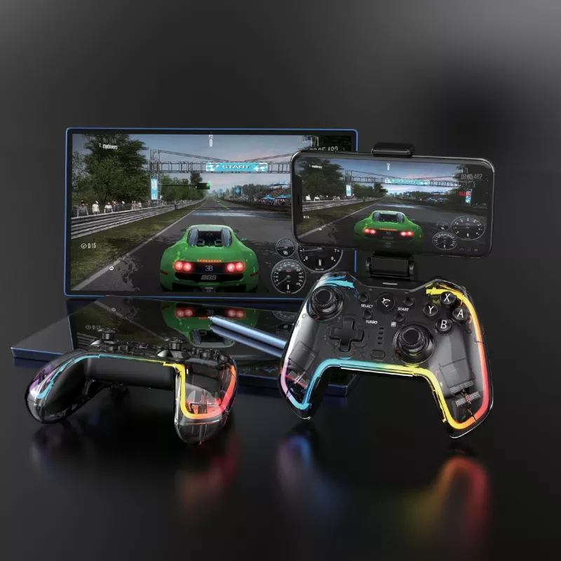 Gamecontroller White Shark GPW-8040 RGB draadloos Bluetooth, model PRAETORIAN