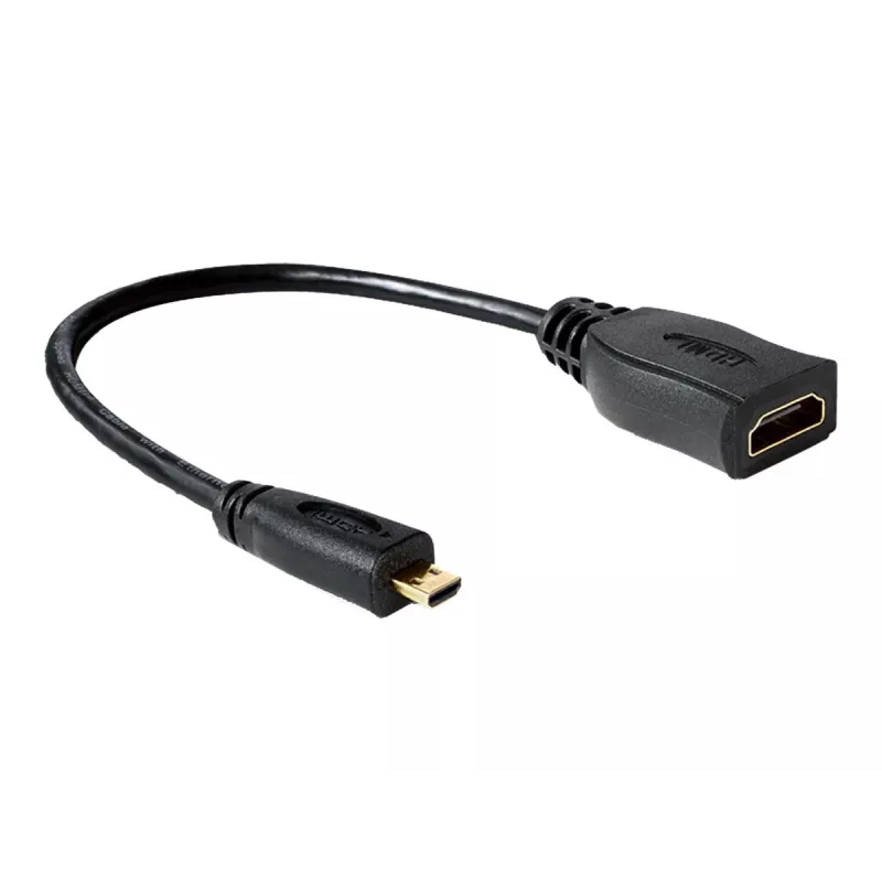 HDMI-kabel DeLOCK 65391 0,23m type A naar type D Zwart