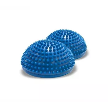 Balans- en proprioceptie-halfrondjes Qmed DRQM3GCH101 — paar, technopolymeer, Ø16 cm, max. belasting 100 kg, blauw