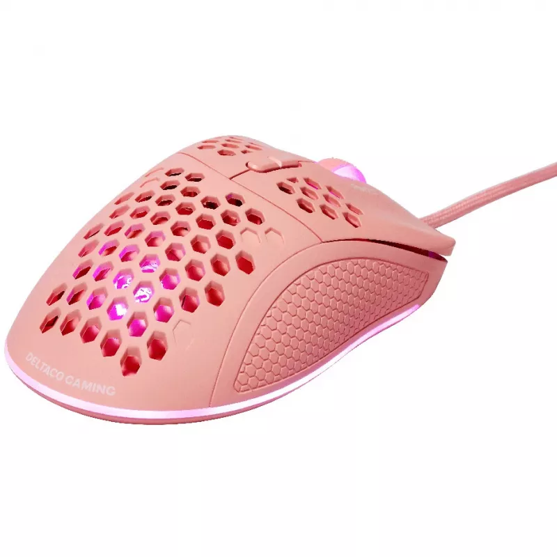 Deltaco lichte gaming-muis, RGB (GAM-108-P)