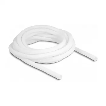 Gevlochten slang DeLOCK 20807 5 m x 9 mm wit