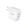 Voedingsadapter CHOETECH Oplader GaN 2x USB-C 100W PD, model PD6008