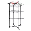 Wandmontage wasdroogrek VILEDA Mixer 3 Ultimate — staal, 30 m droogoppervlak, opvouwbaar, rollen, 131×93×71 cm