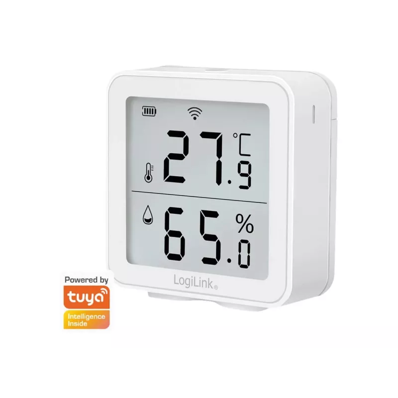 LogiLink SC0116 hygrometer psychrometer binnen elektronisch wit digitaal
