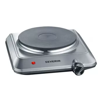 SEVERIN KP 1092 - elektrische kookplaat - 1,5 kW - geborsteld roestvrij staal