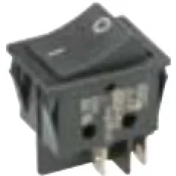 Bachmann 924.095 elektrische schakelaar wipschakelaar 2P zwart (924.095)