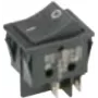 Bachmann 924.095 elektrische schakelaar wipschakelaar 2P zwart (924.095)