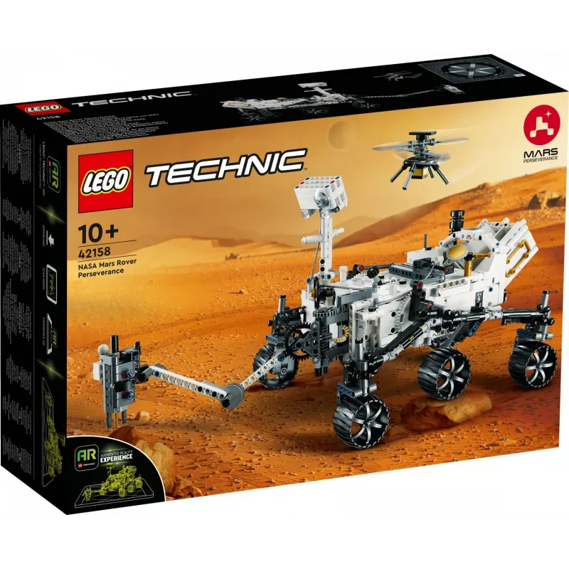 LEGO Technic NASA Mars Rover Perseverance ruimteset met AR-app-ervaring wetenschaps-ontdekkingsset leer over voertuigtechniek constructiespeelgoed